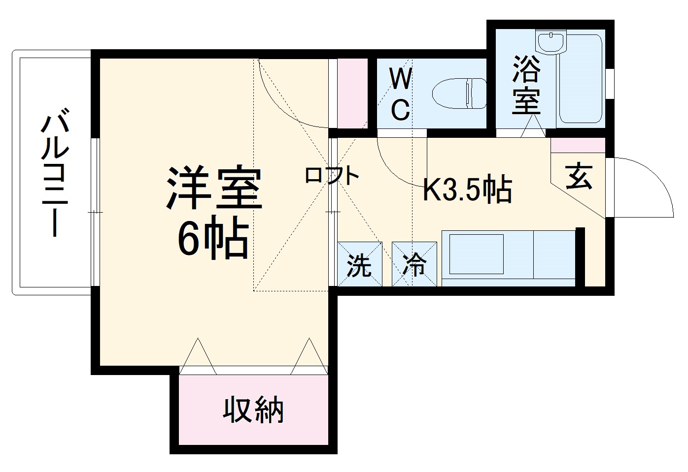 フォレストハイムの間取り