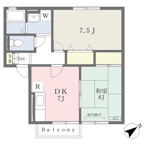 シャルマンBの間取り