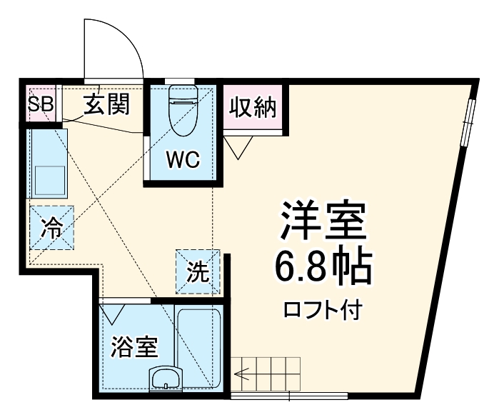 グランブルー大津の間取り