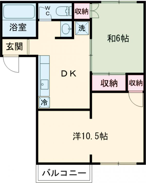 ロイヤルハウスミタの間取り