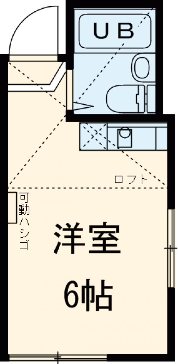 ユナイト上町ヘルマンミュラーの間取り