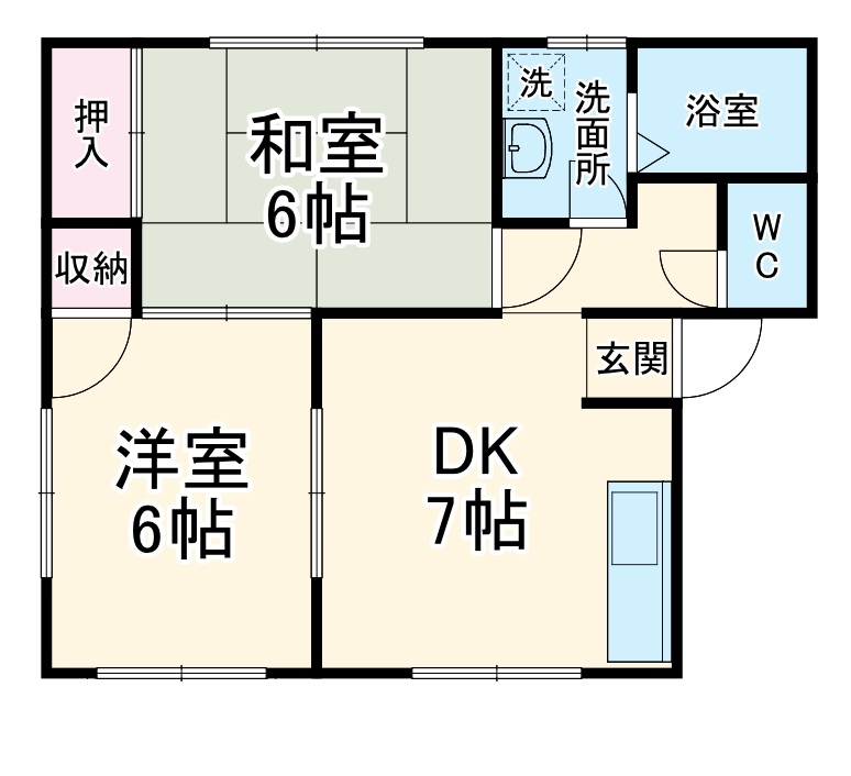 メゾンクレールの間取り