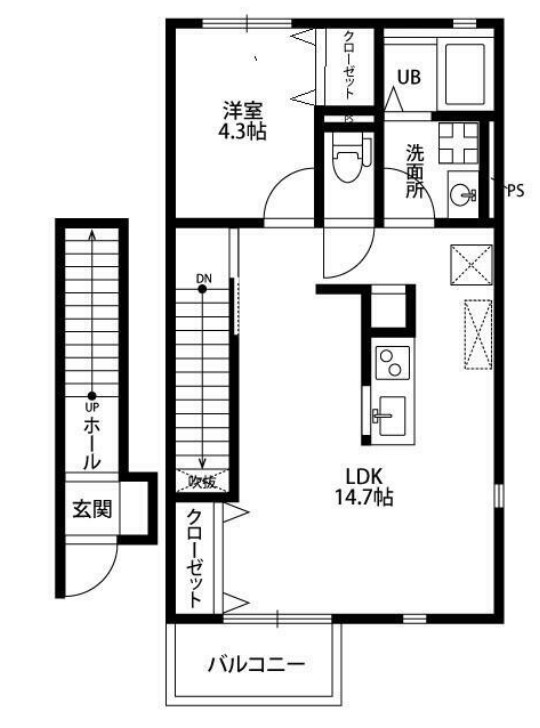 デュラ・カーサあかね台の間取り