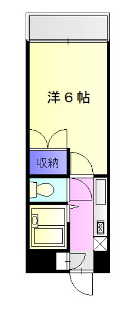 シティクレスト元住吉の間取り