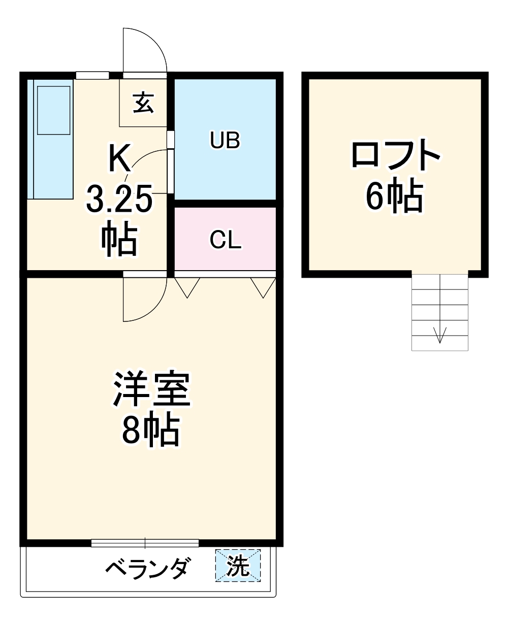 ＫＧハイツⅦの間取り
