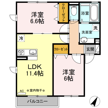 プラシードの間取り