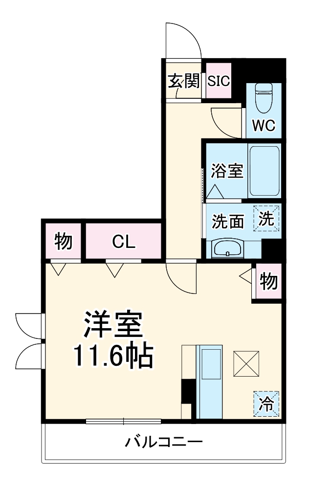 クラール獨協の間取り