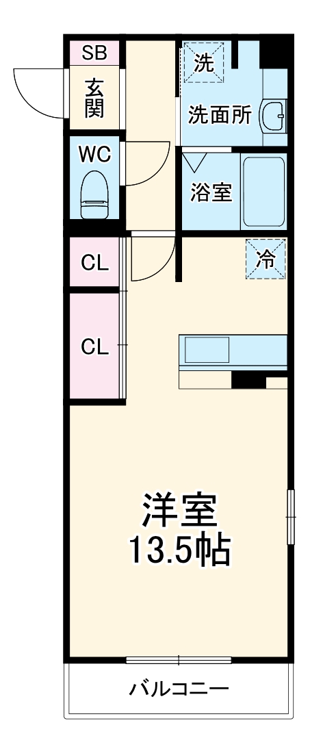 クラール獨協の間取り