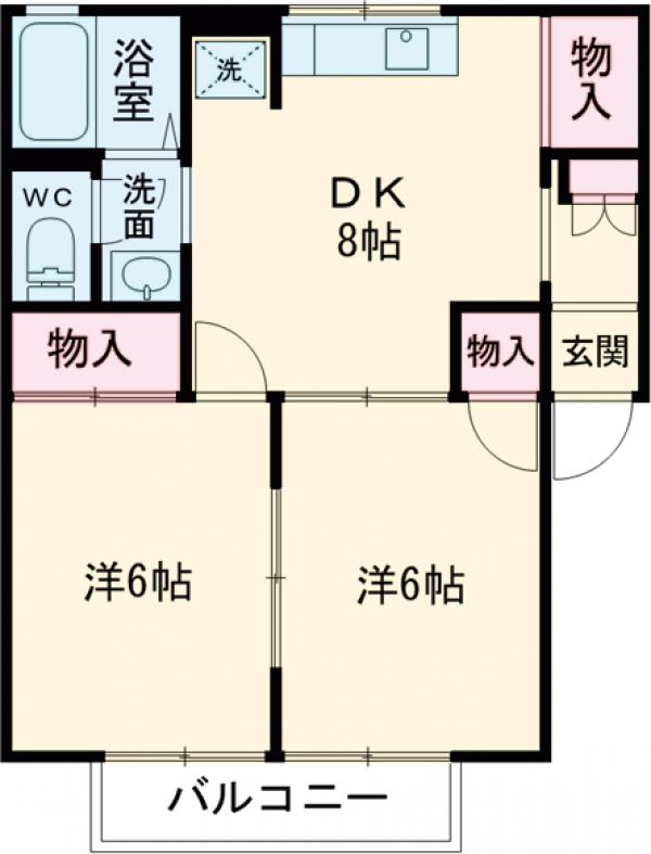 オルロージュの間取り