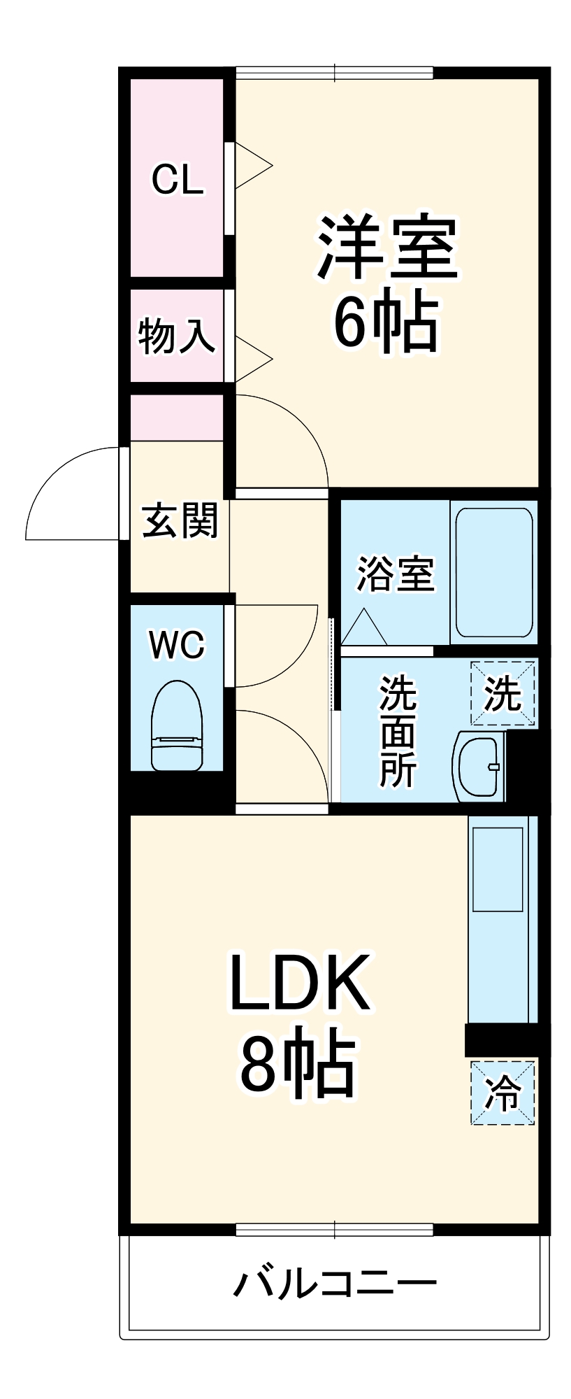 ボナールシェソワ西ノ杜の間取り