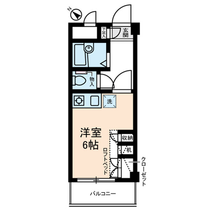 シーサイドカモシタの間取り