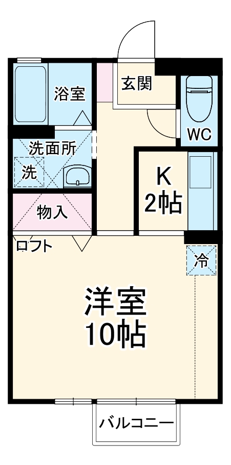 リーフアベニューの間取り