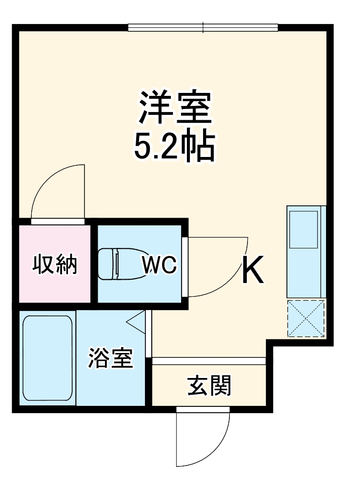 アルテ北久里浜の間取り