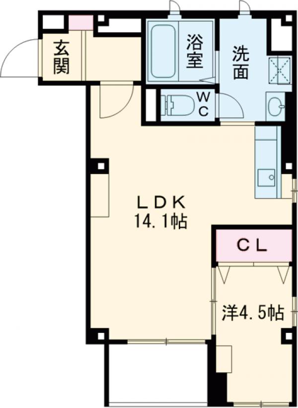 オーベルジュの間取り