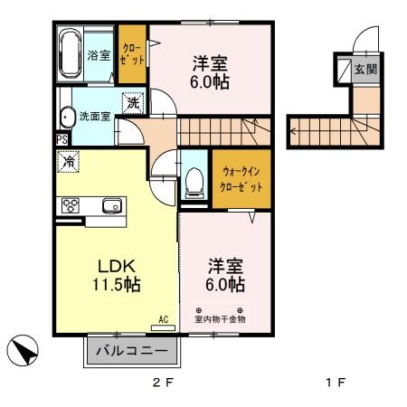 アーバンライフⅢの間取り