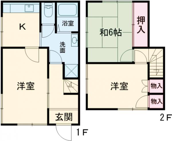 アンジュハイツCの間取り