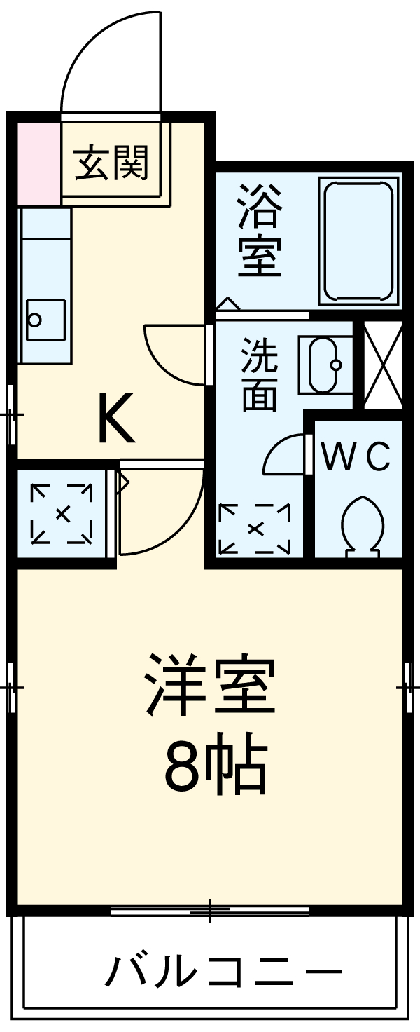 ボナールアークAの間取り