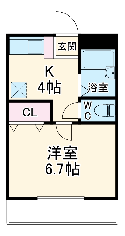 グリーンリバーの間取り