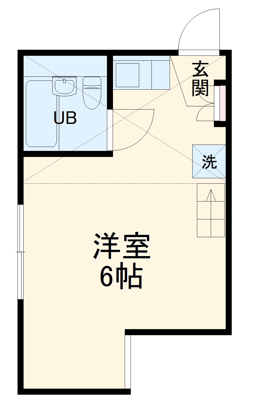 ユナイトステージ汐入弐番館の間取り