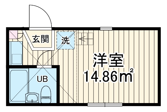 ユナイトステージ汐入弐番館の間取り