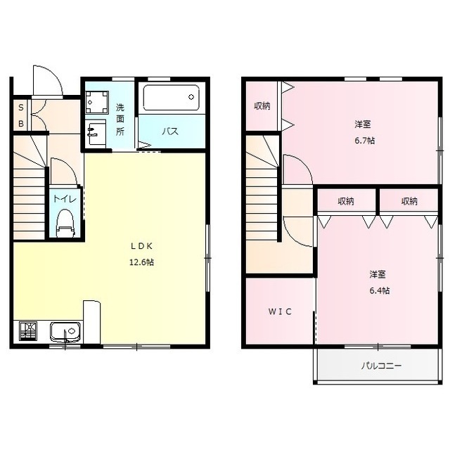 クラール・mの間取り