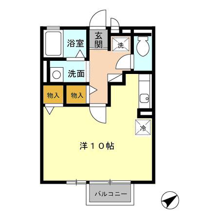 セジュール南町の間取り