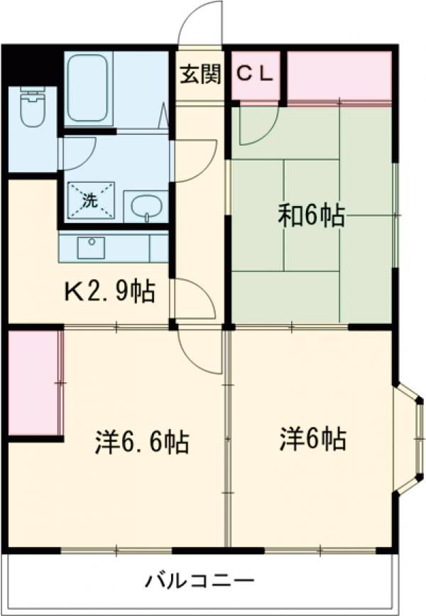 今井マンションの間取り