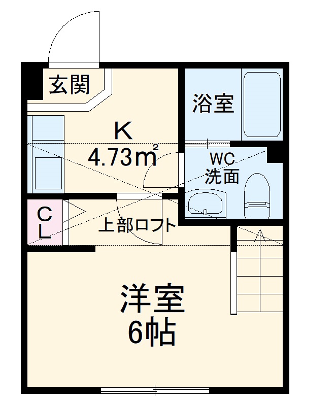 Ｌａ　Ｌｕｃｅ大和の間取り