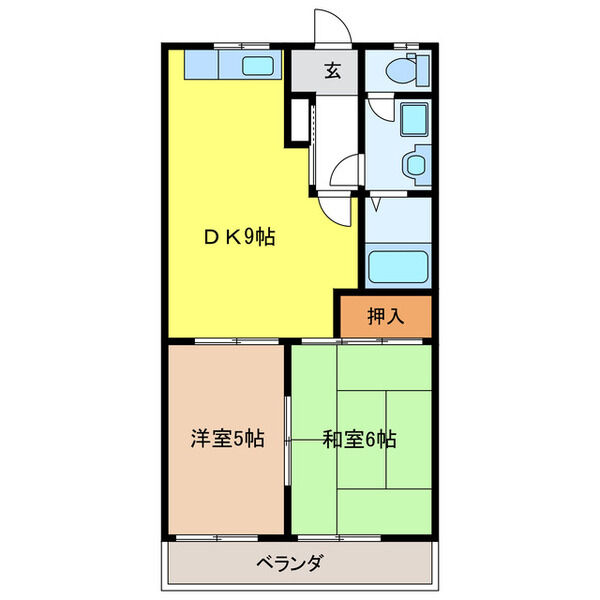 ハイツブライトの間取り