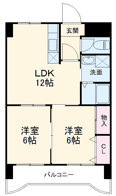 アネックス高畑の間取り