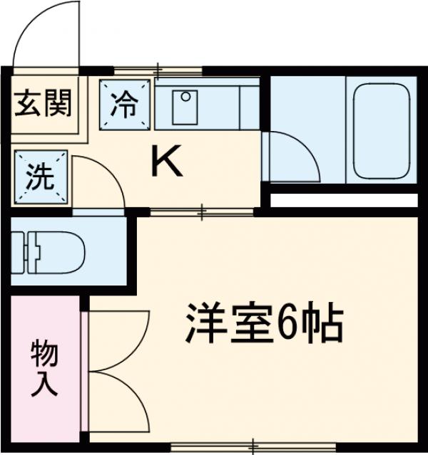 新福島荘の間取り