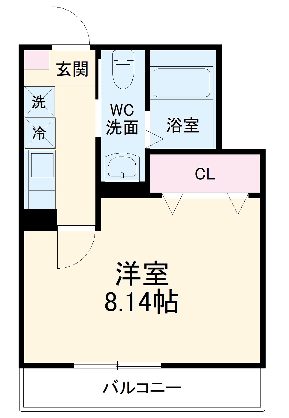 AJ八潮SouthⅠの間取り
