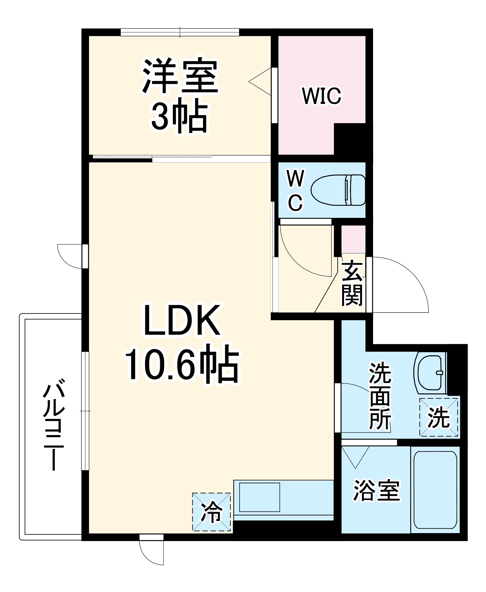 カーサ フェリーチェの間取り