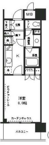 クラッサ元住吉の間取り