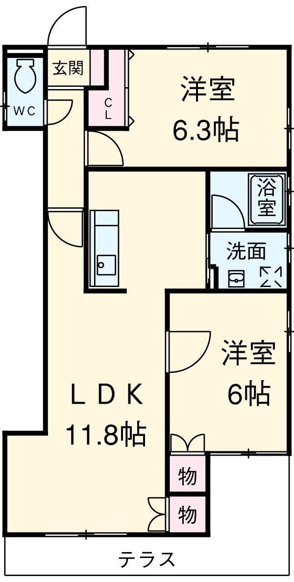 フォレスト作野の間取り