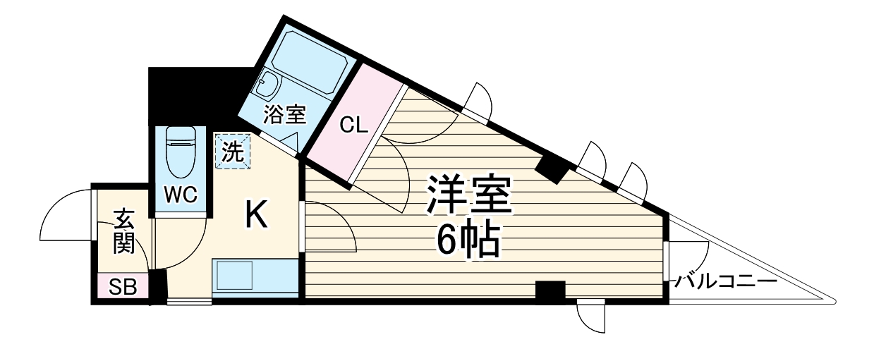 グランドハイツ住吉の間取り