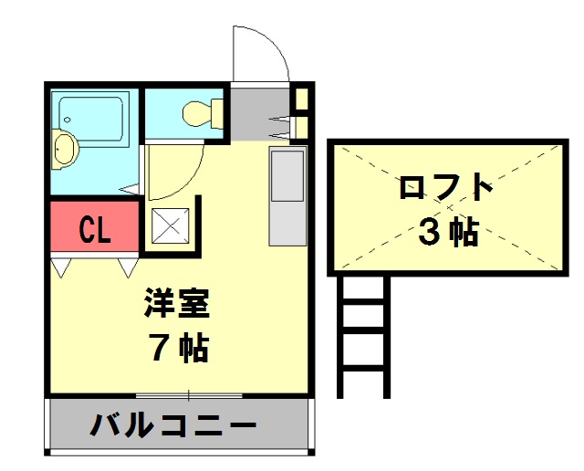 アフェット北習志野の間取り