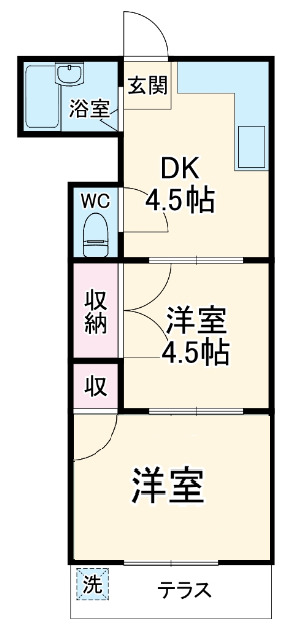 グリンピュア日総の間取り