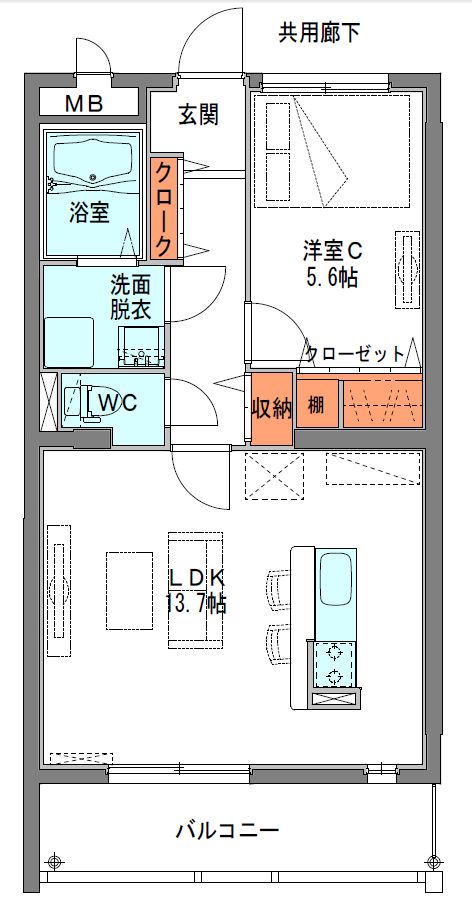 グランヴェルジュの間取り