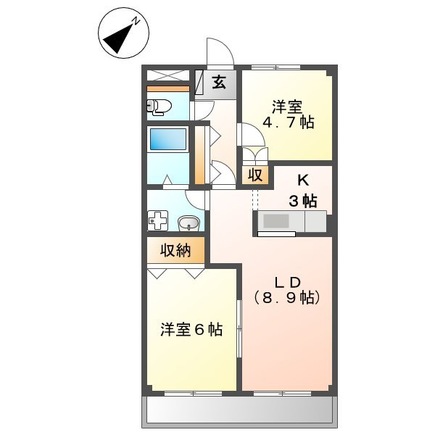 ウエスタンハイムの間取り