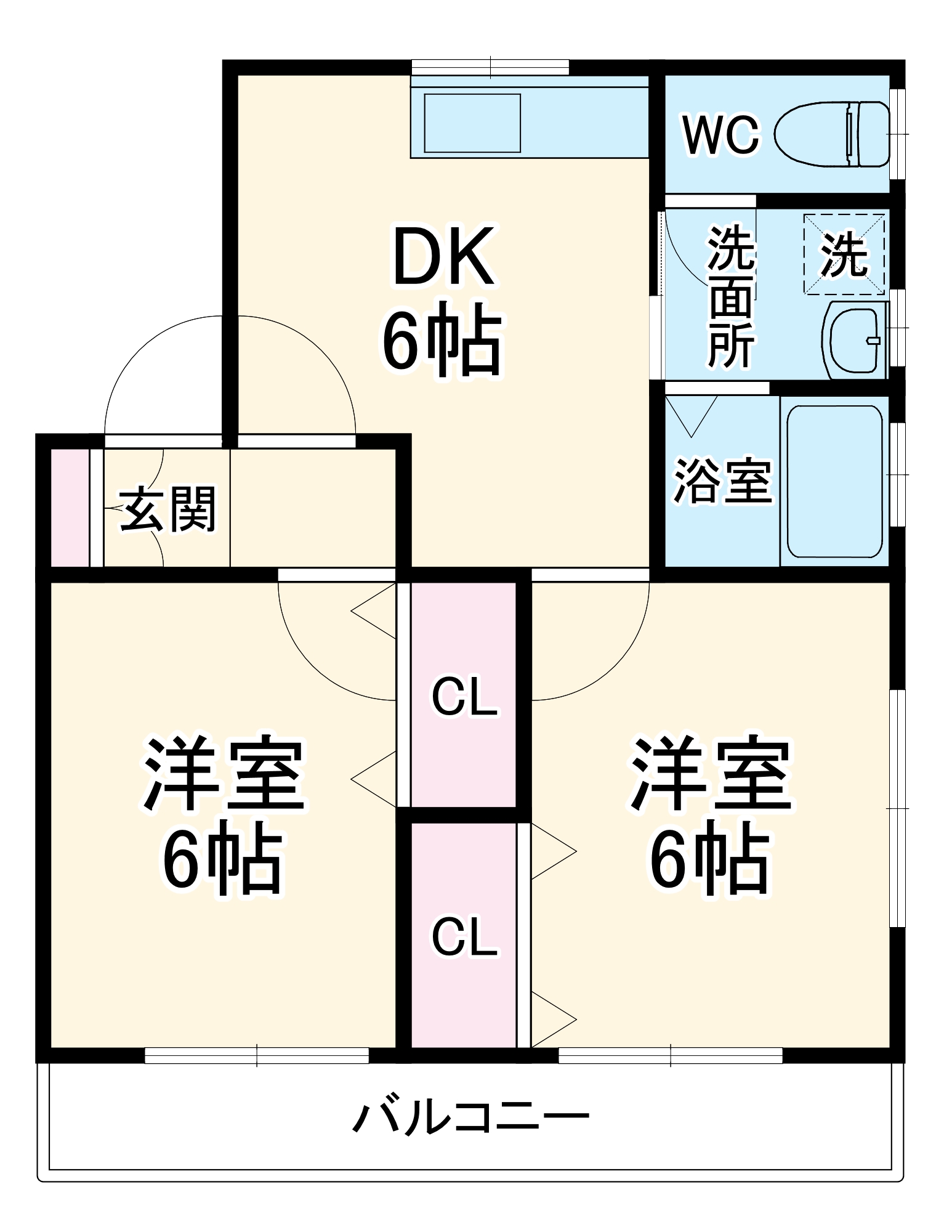 東海ハイツ今本町の間取り