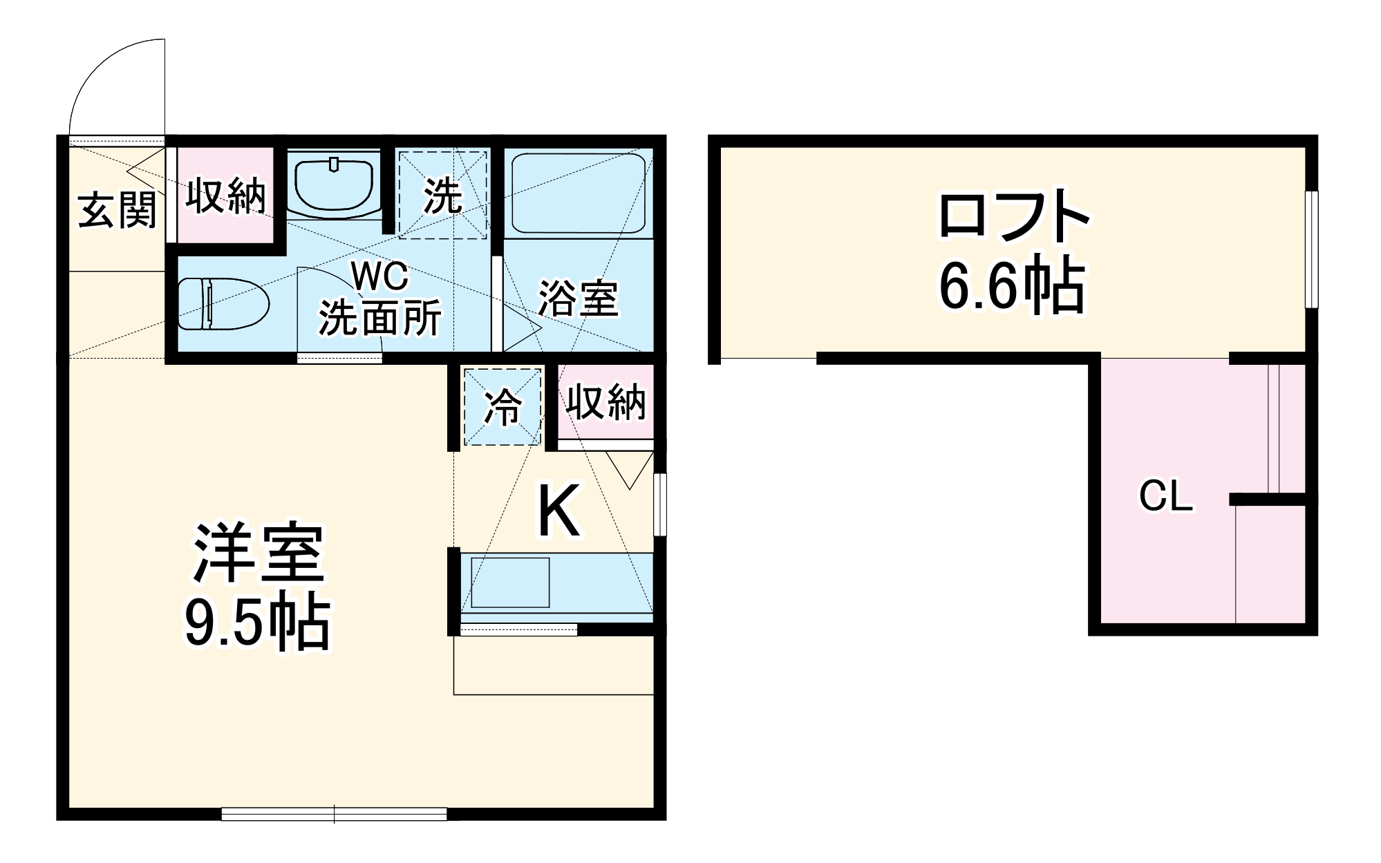 プリマガーデン弐番館の間取り