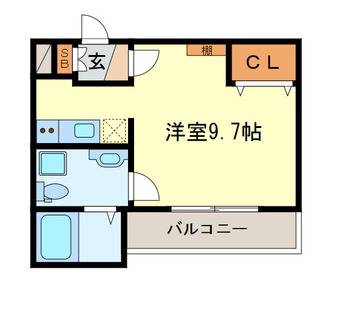 Chambre Hidemi Ⅱの間取り