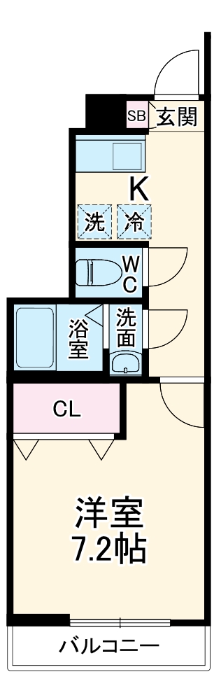 リブリ・La vie en roseの間取り