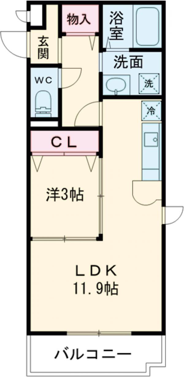 カーサ リアンジュの間取り