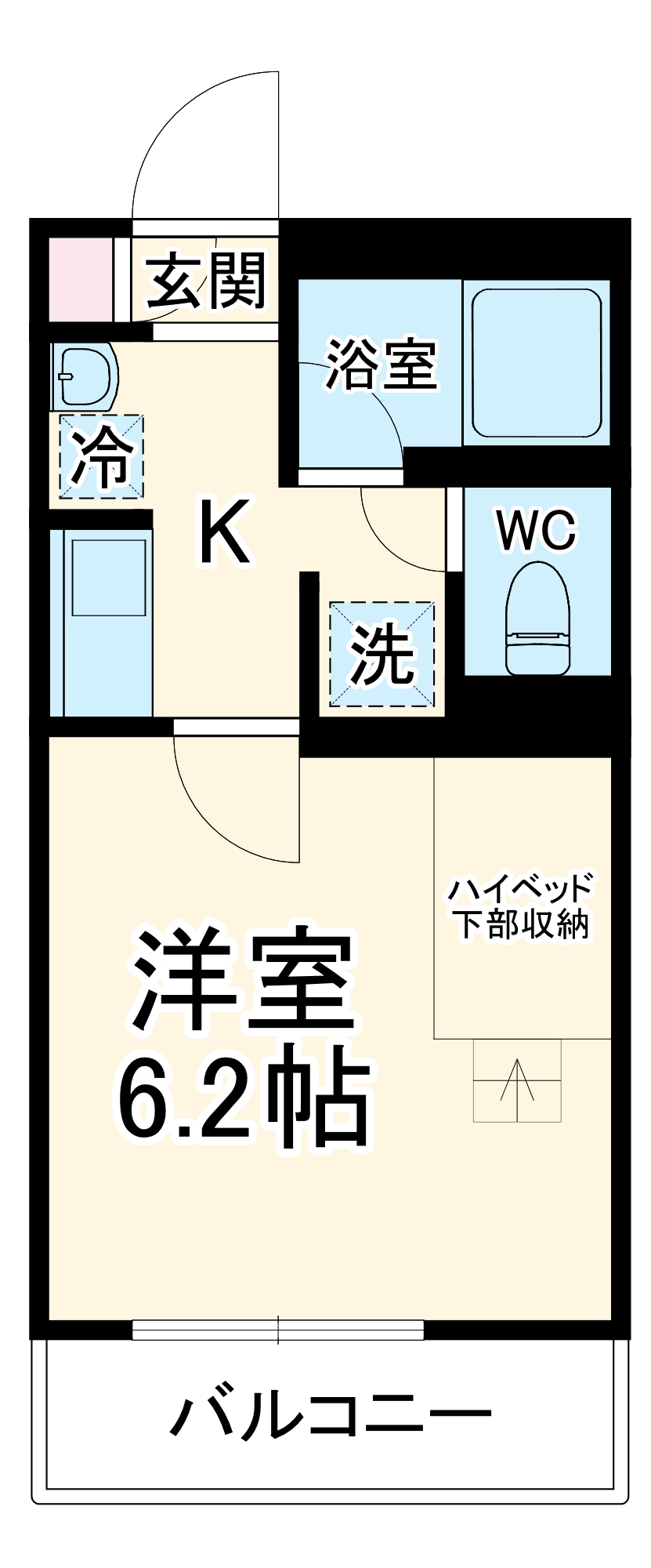 リブリ・チヒロ壱番館の間取り