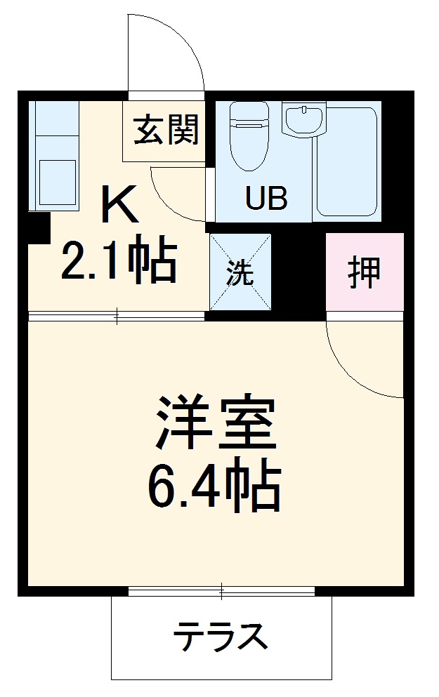 シティハイムファミリアの間取り
