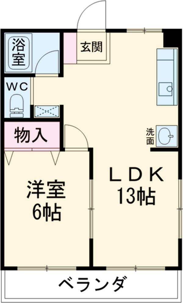ロビンソンハイツ豊岡の間取り