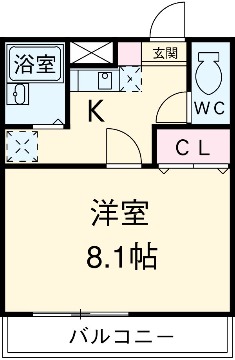 プレジール リモージュの間取り