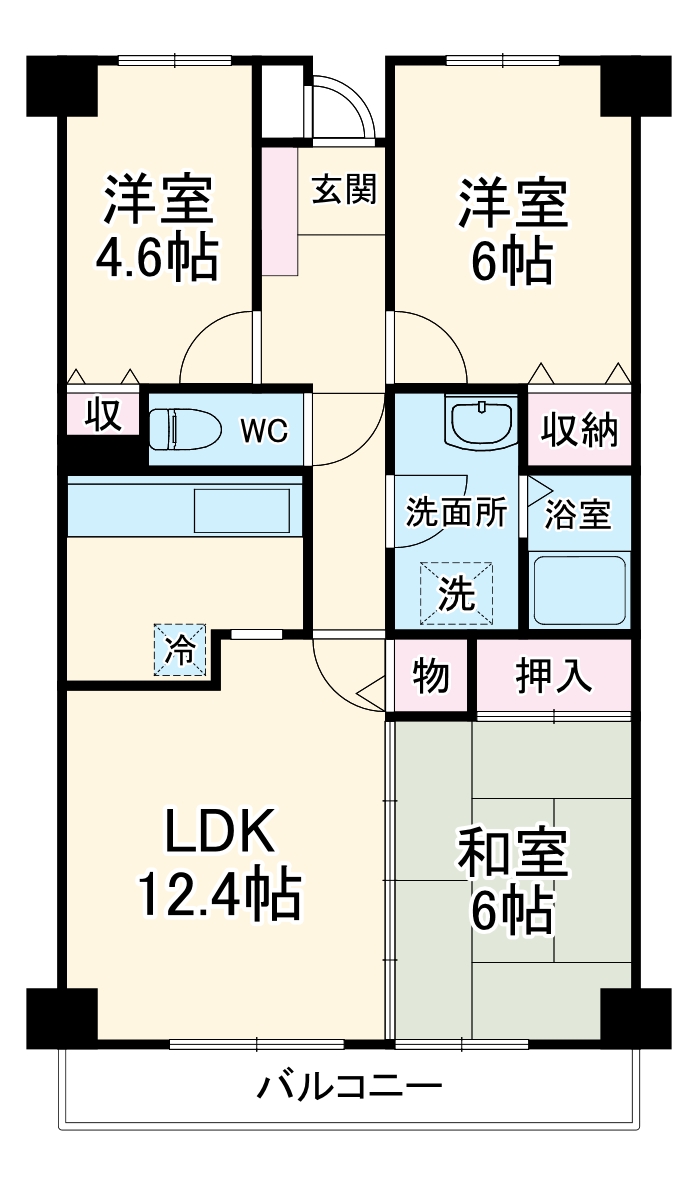 ヴェルドミールゆりのき台の間取り